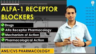 Alfa Receptor Blockers Pharmacology  Sympatholytic Pharmacology  Antihypertensive Drugs [upl. by Yahsed]