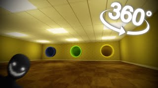 360º VR  THE BACKROOMS WATER SLIDES  Found Footage [upl. by Nosaj692]