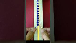 DIY larks head knot bracelet craft diy shortvideo [upl. by Froemming]