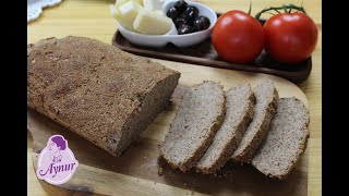 Brot ohne Mehl backen du brauchst nur 5 Minuten zum vorbereiten und die Backzeit [upl. by Aretina]