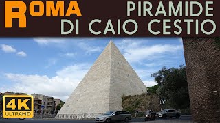 ROMA  Piramide di Caio Cestio e Porta San Paolo [upl. by Anayia88]