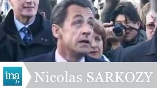 Nicolas Sarkozy rencontre mouvementée avec les pêcheurs  Archive vidéo INA [upl. by Leiso296]