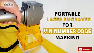 Best Portable Laser Engraver For Vin Number Code Marking  Check now [upl. by Aikrahs]