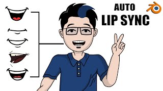 How To Do 2D Character Auto Lip Sync In Blender [upl. by Nnaed243]