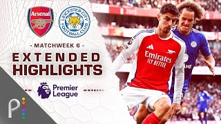 Arsenal v Leicester City  PREMIER LEAGUE HIGHLIGHTS  9282024  NBC Sports [upl. by Anaert714]