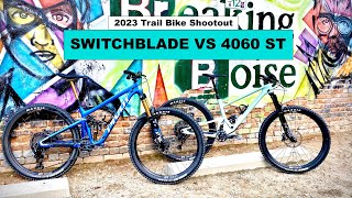 2023 Trail Bike Shootout  Pivot Switchblade VS SCOR 4060 ST [upl. by Leaj]