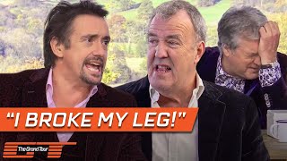 Clarkson and May Tease Richard Hammond About His Rimac Crash  The Grand Tour [upl. by Dennie564]