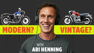 Motorcycles  Vintage vs Modern with Ari Henning  HighsideLowside Clip [upl. by Giarla662]