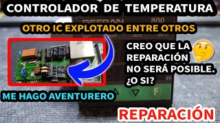 Controlador de temperatura GEFRAN  Estallado  Reparación [upl. by Gnilyarg287]