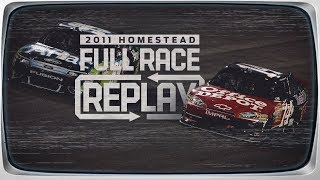 NASCAR Full Race Replay Stewart wins title over Edwards  HomesteadMiami Speedway 2011 [upl. by Aztilem]