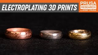 Electroplating 3D Prints the Symphony of Plastic and Metal [upl. by Ielhsa]