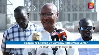 Jah Oil Company Holds Press Conference At Their Factory In Bafuloto [upl. by Nonnahc]