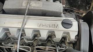 part 2 ng nissan RD28 inline6 engine smooth and no more vibration [upl. by Olinad]