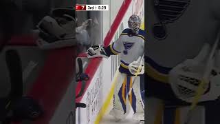 Jordan Binnington Grabs Brady Tkachuk In Scrum Then Challenges Linus Ullmark [upl. by Ylatan]