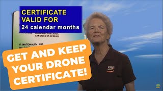 Drone Regulations Video 2 of 8  How To Get And Maintain Your Remote Pilot Certificate [upl. by Vittorio]