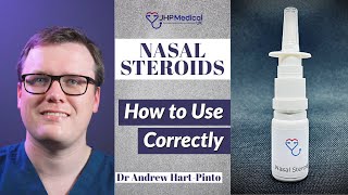 How to use Nasal Spray CORRECTLY  Nasal Steroids [upl. by Auqkinahs]