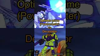 Optimus prime Powermaster Vs Devastator G1 transformrs vs edit [upl. by Ulla]