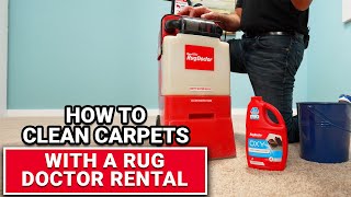 How To Clean Carpet With A Rug Doctor Rental  Ace Hardware [upl. by Nwahsan]