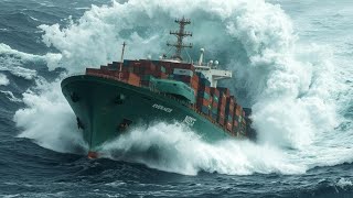 quotStorm vs Container Ship A Thrilling Battle at Seaquot [upl. by Trev]