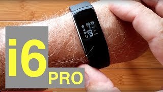 iWOWNfit i6 Pro quotFitBit Likequot Fitness Tracker Smart Band Unboxing and Review [upl. by Arihay]