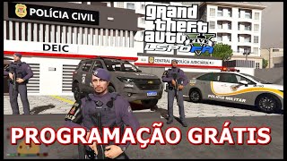 GRÁTIS  COMO INSTALAR A MELHOR PROGRAMAÇÃO DO LSPDFR NO SEU  GTA 5 [upl. by Eillac382]