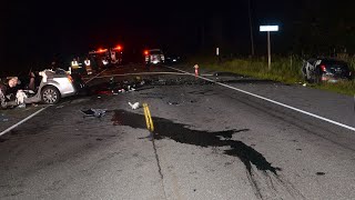 Woman killed in Route 1 crash tried to pass multiple vehicles officials say [upl. by Esyahc765]