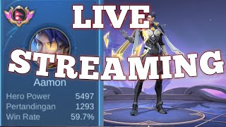 Live streaming mobile Legends BangBang Rank mythic to mytich imortal Top global aamon fypmlbb [upl. by Idnod]