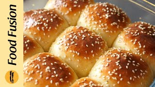 Slidermini Buns Recipe By Food Fusion [upl. by Johnath]