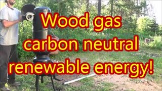 How to Build a Down Draft Wood Gasifier with a fire up Simple to follow and easy to build [upl. by Agata]