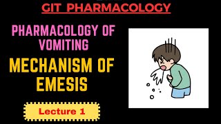 Emesis CTZ and Vomiting center  GIT Pharmacology  Mechanism of Emesis By MrMedico [upl. by Belak]