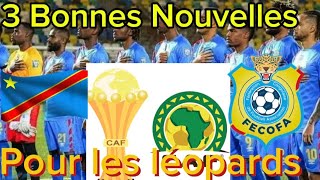 CAN2025  3 Bonnes Nouvelles pour la RDC aux éliminatoires [upl. by Wystand614]