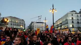 Manifestación por la República 14 de abril de 2018 Himno de Riego [upl. by Ellesig]