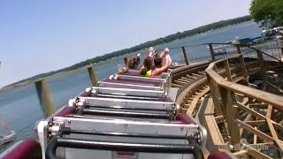 Legend Coaster 2014  Arnolds Park  Arnolds Park Iowa USA [upl. by Nnyleuqaj]