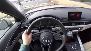 2018 Audi A4 FWD Premium Test Drive [upl. by Aicsila210]