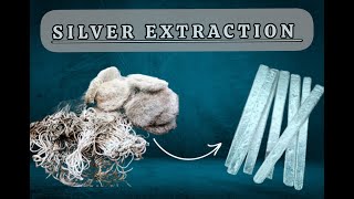 Unique Way To Extract Silver From Silver Plated Copper Scrap Without Dissolving It In Nitric Acid [upl. by Capps]