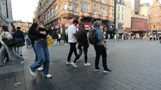 Busker in Leicester Square LODON UK [upl. by Leund198]