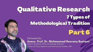 6Phenomenology  Qualitative Research 7 Types of Methodological Traditions Part 6 [upl. by Lyrak69]