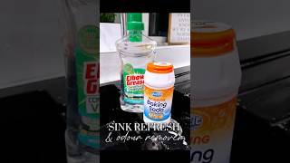 SINK CLEAN  DEODORISE  DISINFECT  PLUG HOLE CLEANING  CLEANING TIPS  HACKS [upl. by Graehl]