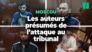 Les suspects de lattentat de Moscou au tribunal pour la première fois [upl. by Eniamrej631]