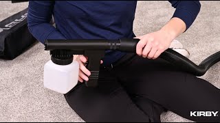 How to use Kirbys Portable Sprayer attachment [upl. by Dwayne]