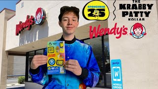 The Krabby Patty Kollab From Wendys Review [upl. by Aihsened723]