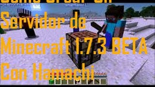 Como Crear Un Servidor de Minecraft 1 7 3 BETA 4Shared [upl. by Aretha]