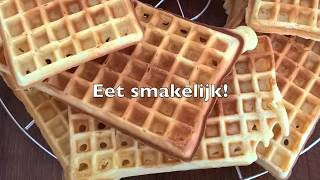 Zachte wafels bakken [upl. by Luas]