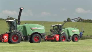 GRASSMEN TV   Bartlett Contractors Ltd  Fendt Katana 85 Part 2 [upl. by Llerdnod44]