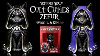 Nemesis Now ® Cult Cuties ™ Zefur  okkulte Katze  schwarze Magie  Original amp Repaint [upl. by Andrey]