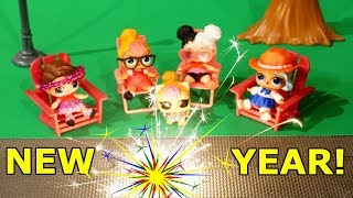 LOL SURPRISE DOLLS Celebrate NEW YEARS EVE With Posh amp Fireworks [upl. by Voe]