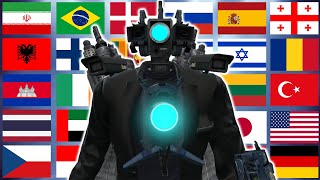 Skibidi Titan Cameraman in 70 Languages Meme [upl. by Englebert]