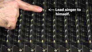 How to set up monitor mixes for live sound [upl. by Monda]