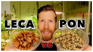 PON vs LECA vs PERLITE vs STRATUM  Semi Hydro Media Comparison [upl. by Yllus143]