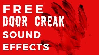 CREAKING DOOR SOUND  Free Download in Description [upl. by Liamsi]